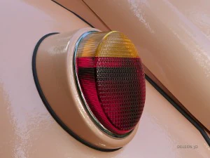 volkswagen beetle fusca 1969 3D Model