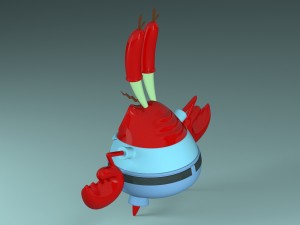 mr krabs - sirigueijo Modello 3D