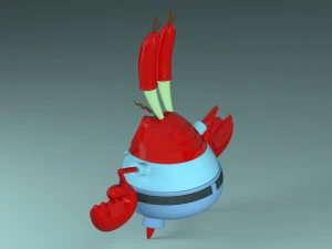 mr krabs - sirigueijo 3D Model