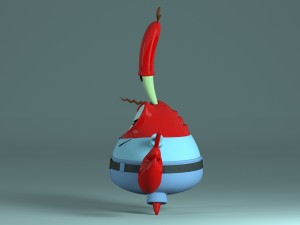 mr krabs - sirigueijo Modello 3D