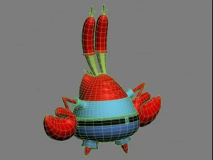 mr krabs - sirigueijo 3D Model