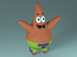 patrick star 3D 모델