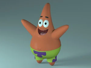 patrick star 3D Model