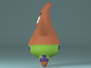 patrick star 3Dモデル