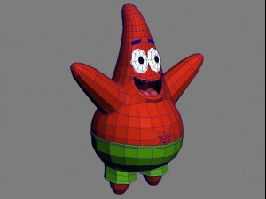 patrick star 3Dモデル
