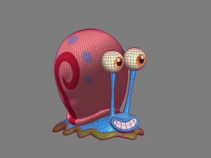 gary the snail 3D Model