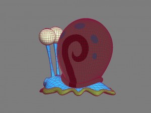 gary the snail 3D Model