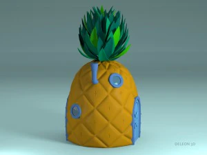pineapple spongebob 3D Model