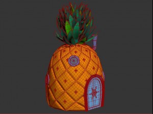 pineapple spongebob 3D Model