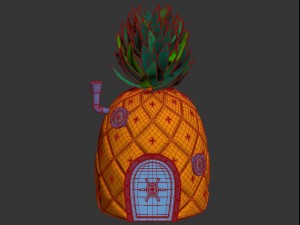 pineapple spongebob 3D Model