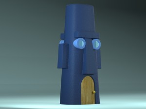 squidwards house 3D 模型