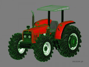 tractor generic 3D Модель