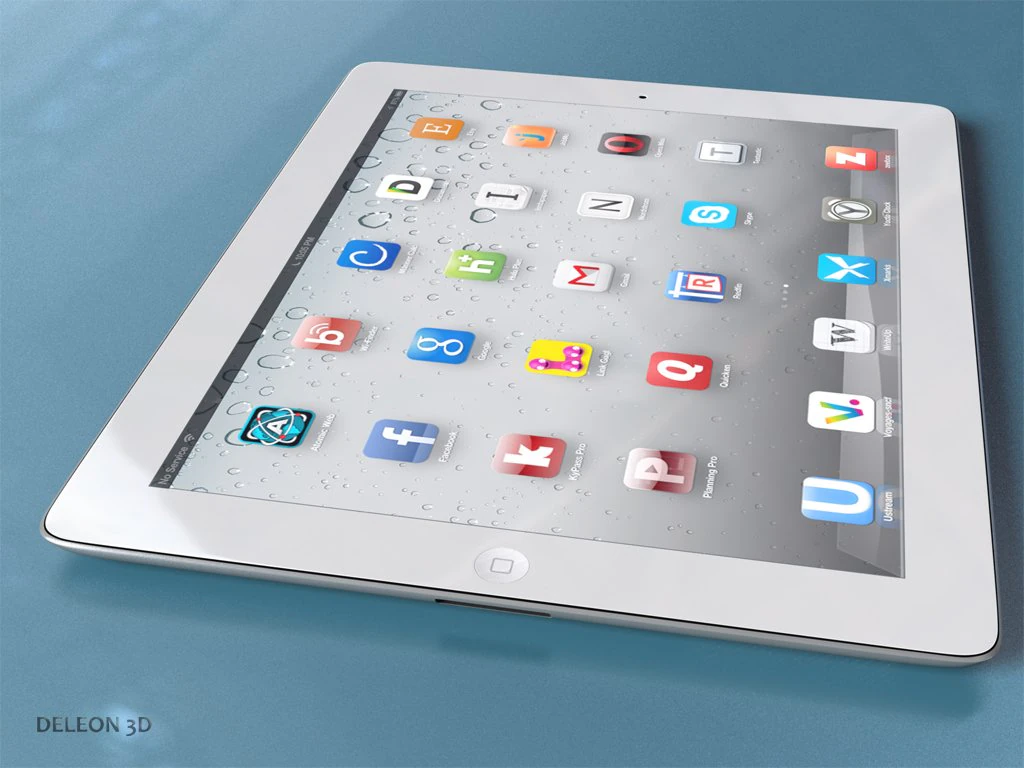 ipad generic 3D Model .c4d .max .obj .3ds .fbx .stl .blend 