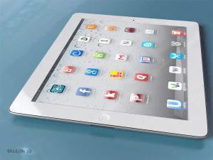 универсальный для iPad 3D Модель