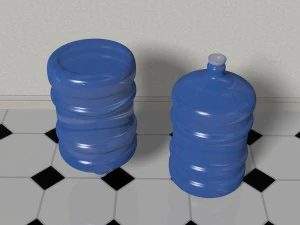water bottle 5 gallons 3D Model
