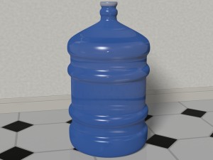 water bottle 5 gallons 3D 模型