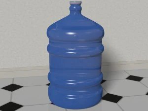 water bottle 5 gallons 3D Model