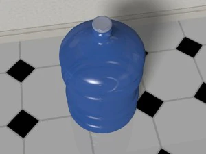 water bottle 5 gallons 3D Model