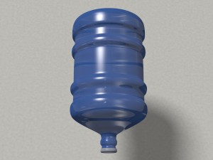 water bottle 5 gallons 3D 模型