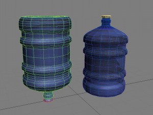 water bottle 5 gallons 3D 模型