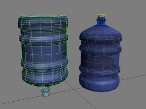 water bottle 5 gallons 3D Model