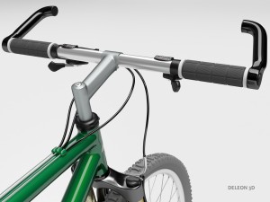 green mountain bike 3D-Modell