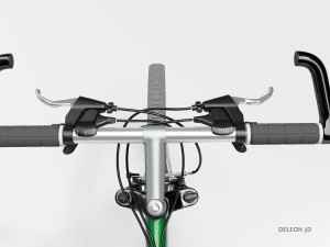 green mountain bike 3D-Modell
