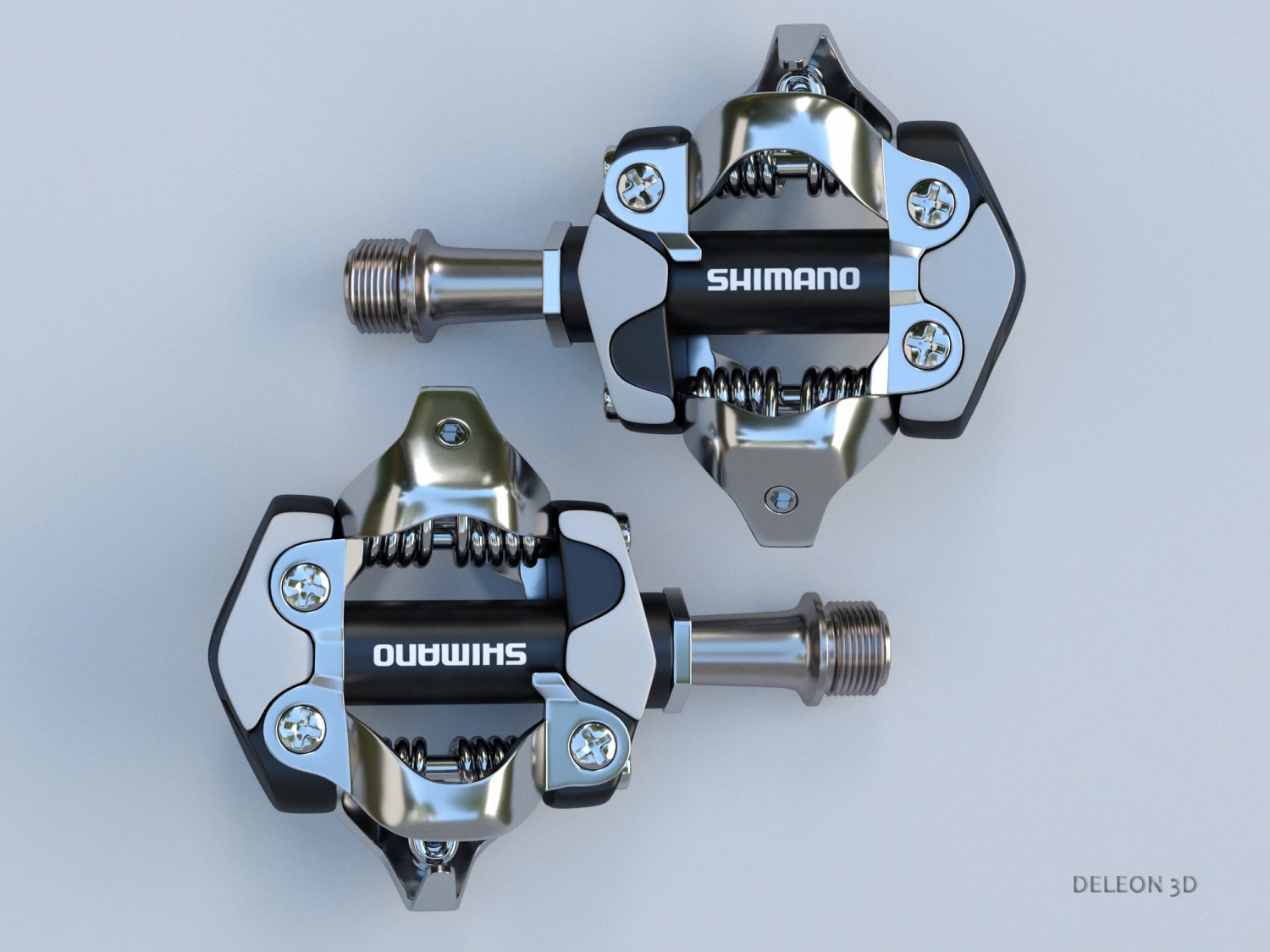blue spd pedals