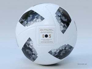 soccer ball adidas 2018 fifa world cup russia 3D Model