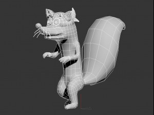 swiper the fox 3D 模型