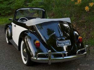 volkswagen beetle convertible 3D-Modell