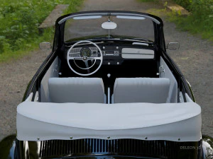 volkswagen beetle convertible 3D Model