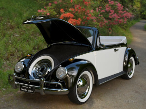 volkswagen beetle convertible 3D-Modell