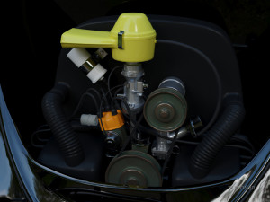 volkswagen beetle convertible 3D-Modell