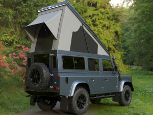 land rover defender 110 camper 3Dモデル