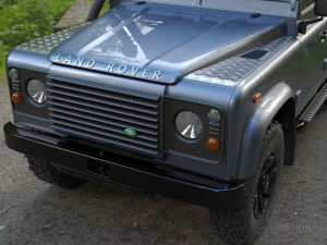 land rover defender 110 camper 3Dモデル