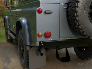 land rover defender 110 camper 3Dモデル