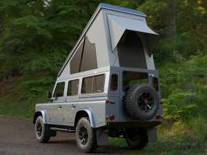 land rover defender 110 camper 3Dモデル