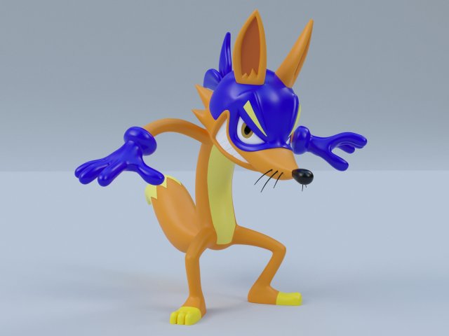 new swiper the fox 3D Model .c4d .max .obj .3ds .fbx .stl .blend 