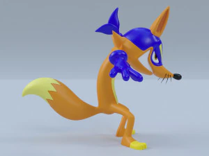 new swiper the fox 3D Model