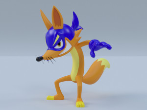 new swiper the fox 3D Model