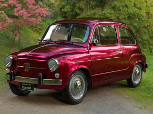 Fiat 600 Modelo 3D