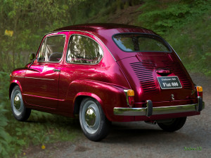 fiat 600 3Dモデル