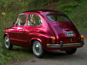 fiat 600 3D Model