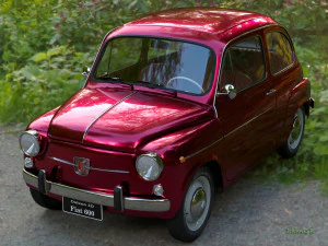 fiat 600 3D Model