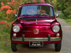 fiat 600 3D Model