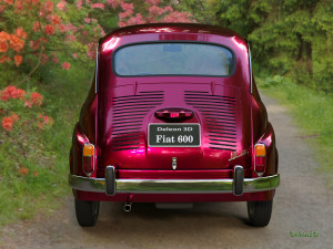 fiat 600 3Dモデル