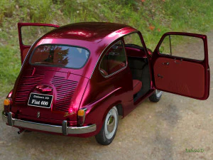 fiat 600 3D Model