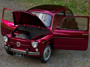 fiat 600 3Dモデル