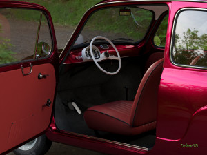 fiat 600 3Dモデル